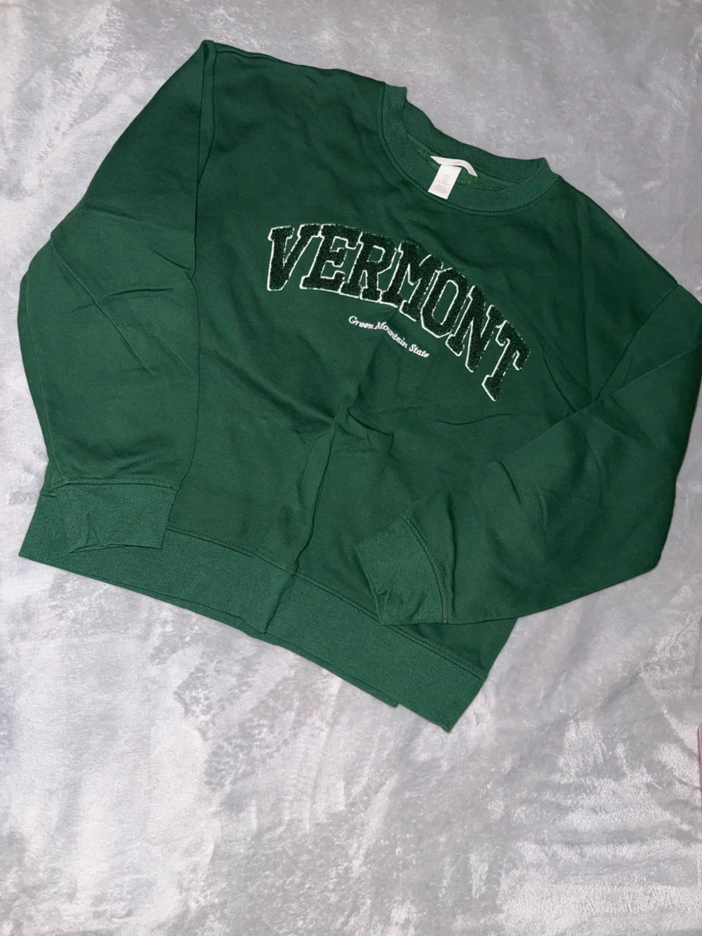 Vermont Green Crewneck Sweater